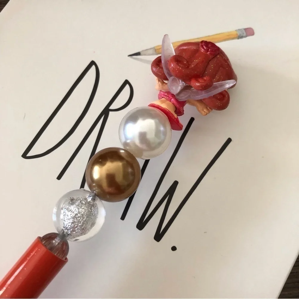 Disney Doorables: Tinker Bell Fairies: Rosetta handmade beaded pen